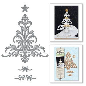 Spellbinders Tree with bows 4 pcs die set
